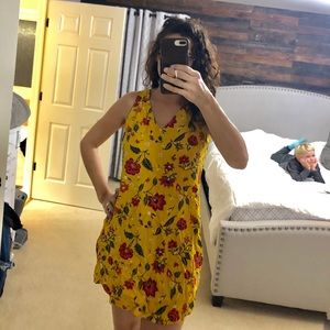 Floral shift dress